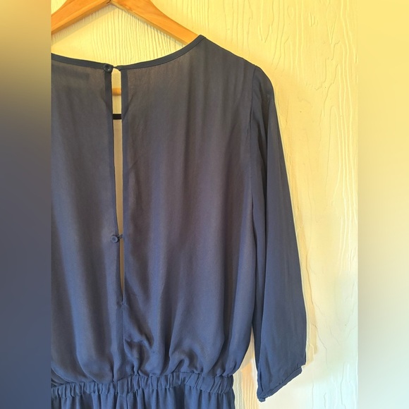 Babaton Aritzia Keagan Navy Blue Romper Playsuit - Picture 7 of 17